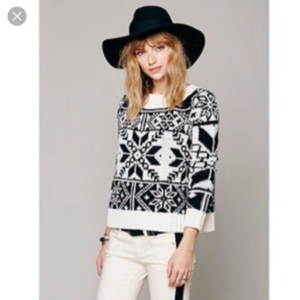 Free People Nordic Snowflake Sweater ❄️